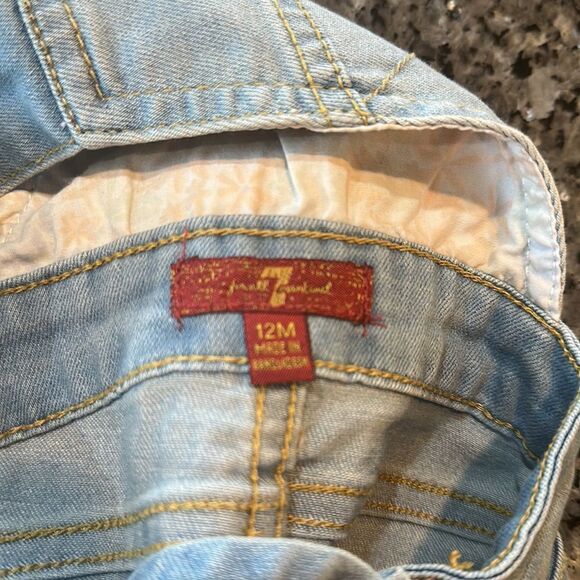 7 for all mankind overall bibs 12 mos (3900) - Picture 4 of 4